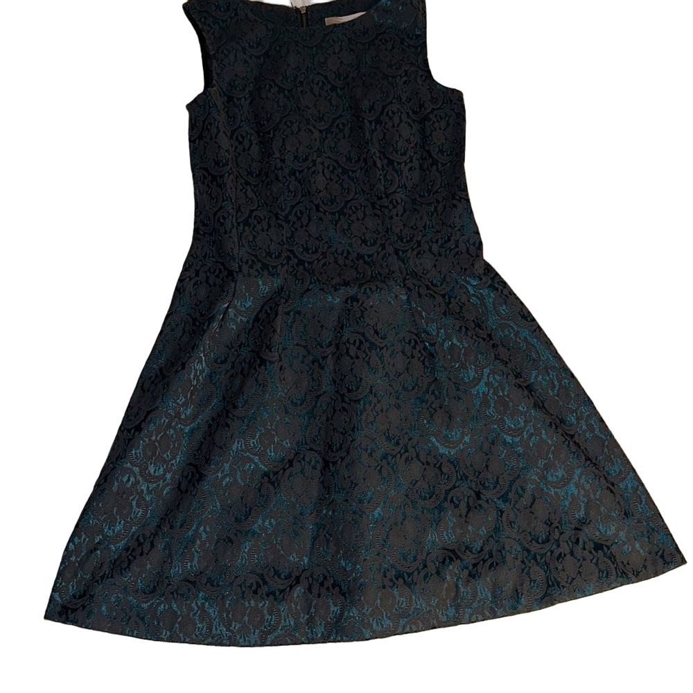 Forever 21 Above Knee Dress Size 5 Black and Teal